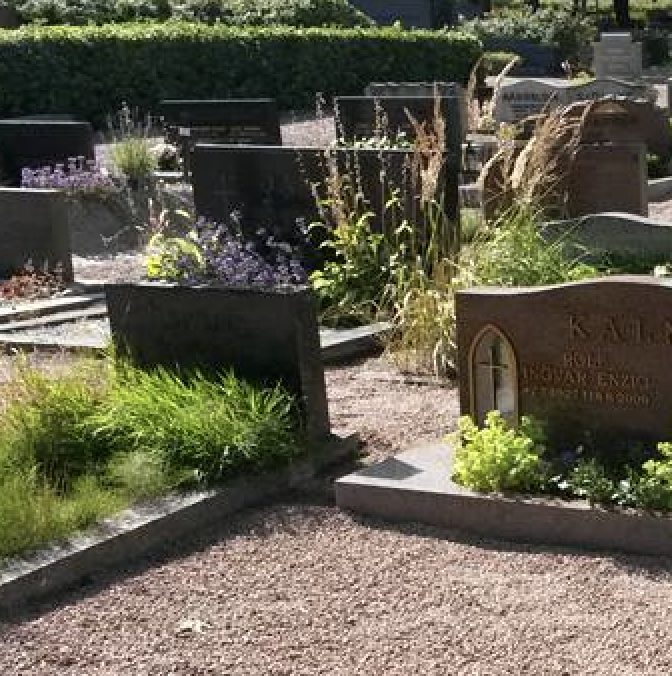 Bild från gravgården